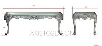 Set of furniture (KMB_0245) 3D model for CNC machine